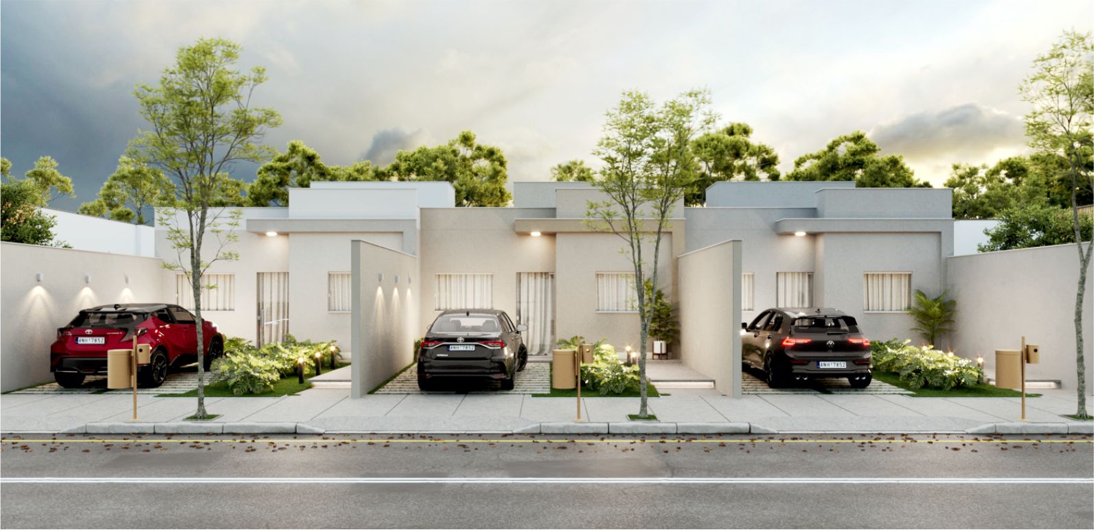 Fachada da casa TRIO DE CASAS JD. IMPERIAL em Bocaiúva